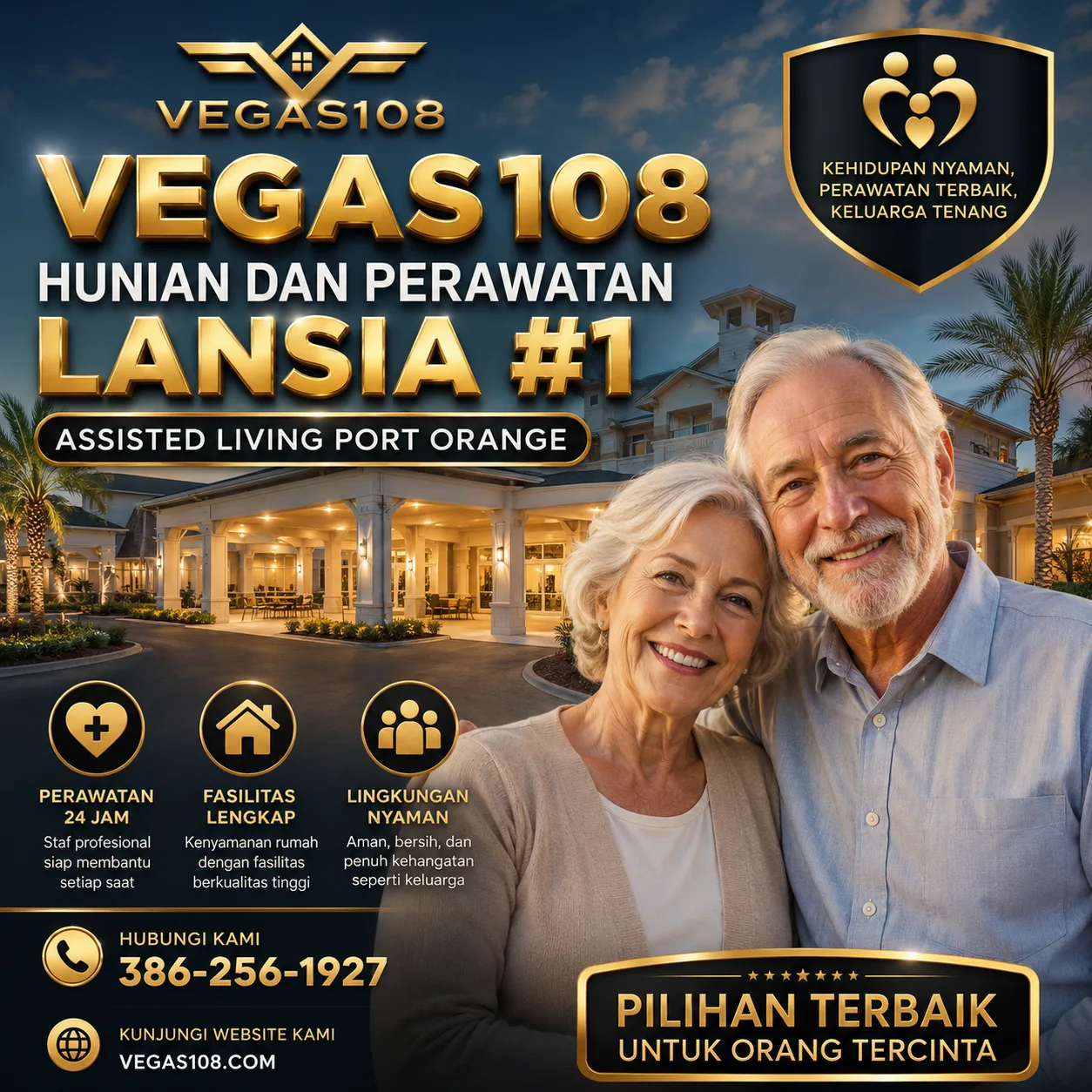 Fasilitas hunian lansia VEGAS108 yang modern dan nyaman